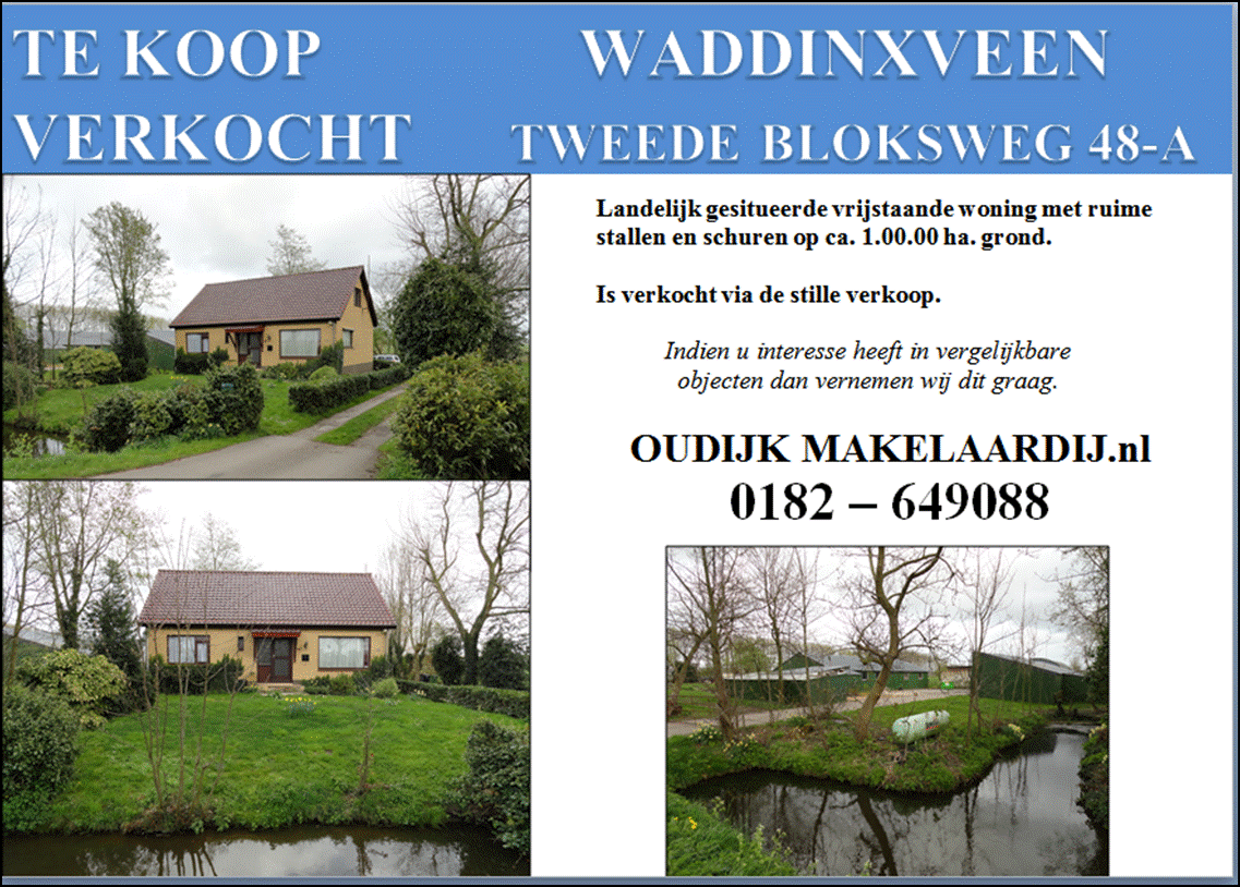 FB Waddinxveen Tweede bloksweg 48a