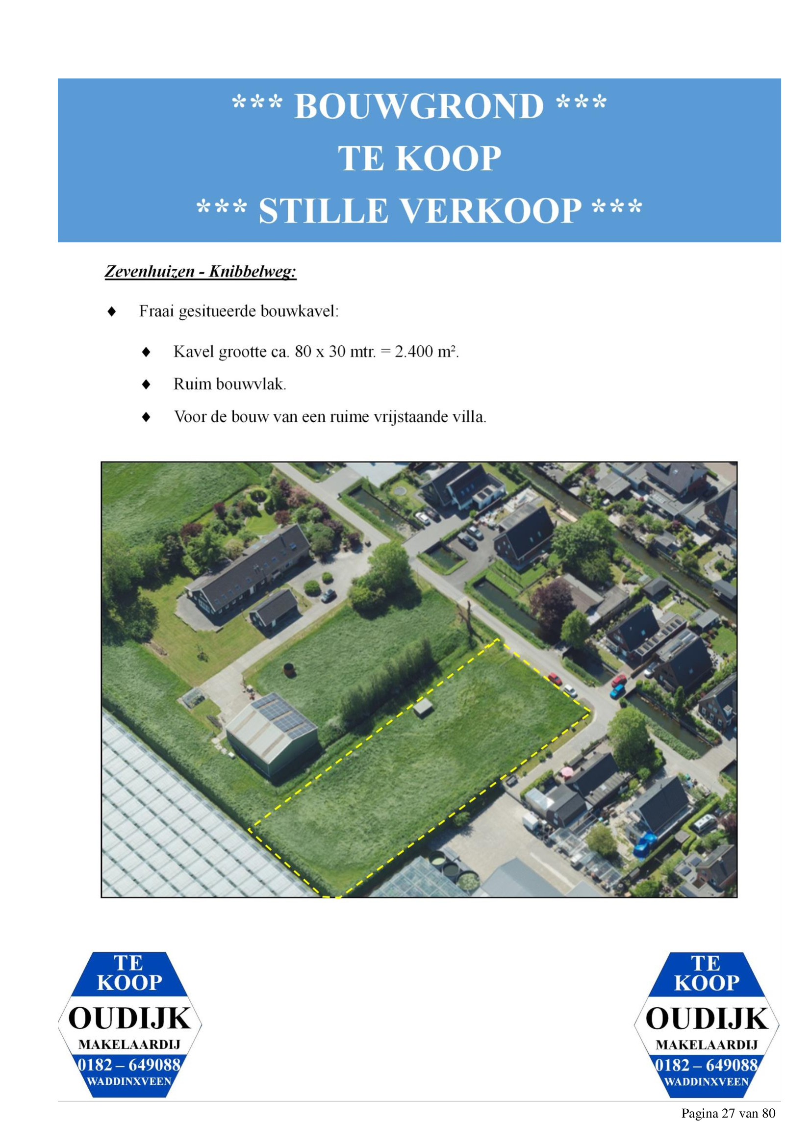 Bouwgrond Zevenhuizen