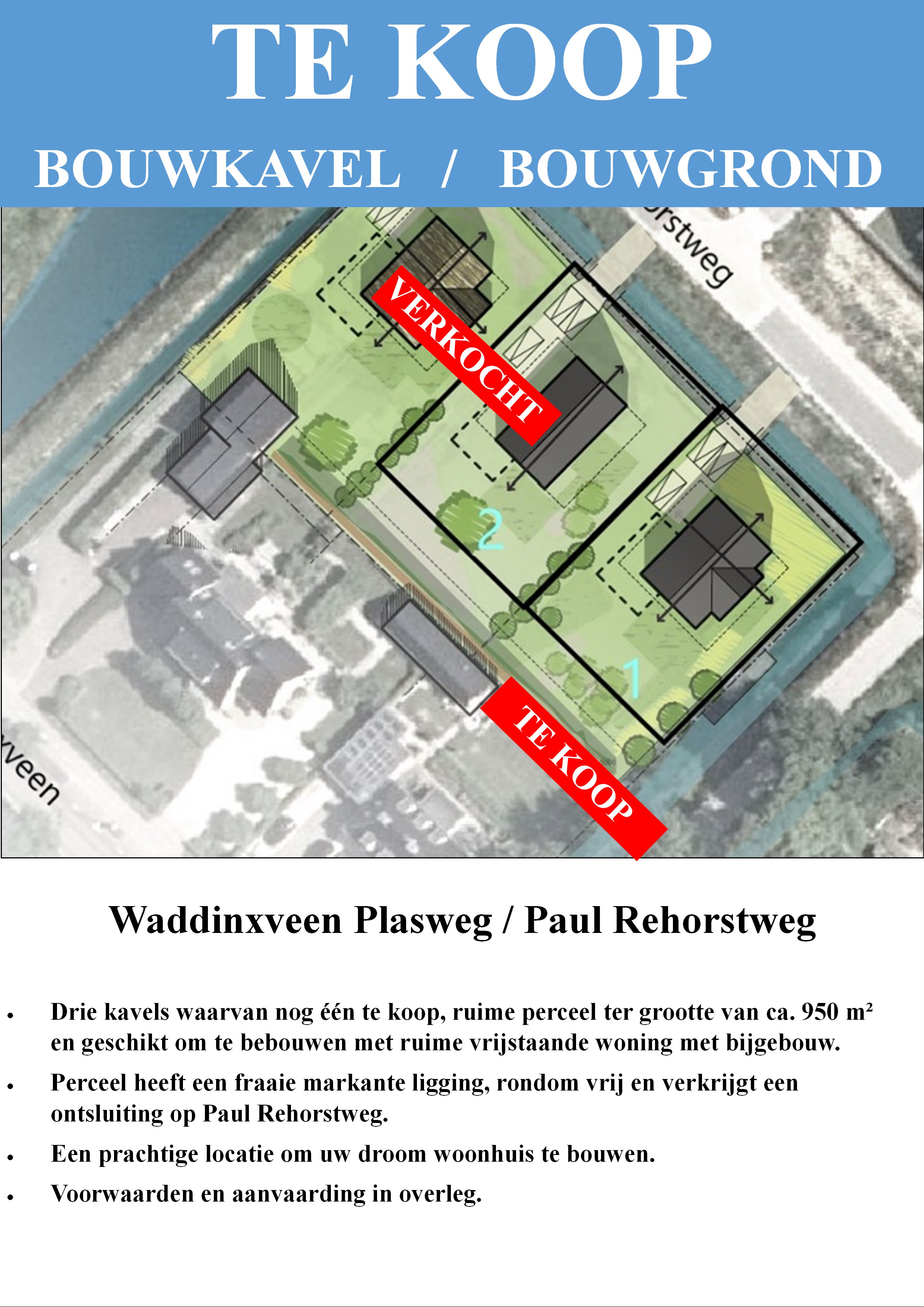 Paul Rehorstweg te Waddinxveen Bouwkavel Paul Rehorstweg te Waddinxveen Bouwkavel